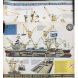 A pair of British India Steam Navigation Company Limited posters, each 63x82cm, together with a