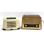 A vintage Kolster-Brandes model FB10 valve radio, together with one other Figaro radio