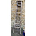 A vintage stepladder (af)