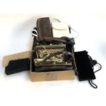 A quantity of vintage and later bags and clutches to include faux alligator