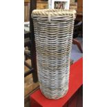 A wicker stick stand, 61cmH