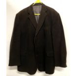 A DeHavilland brown moleskin single breasted jacket