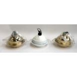 A quantity of of ceiling lights to include a white enamelled Searchlight Holland and a pair of