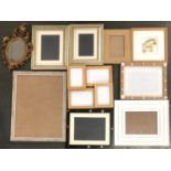 A quantity of modern picture frames