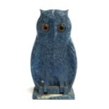 A Bourjois bakelite perfume container in the form of an owl, with bottle
