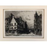 Susan F Crawford, 'Old Ship Bank', drypoint etching, 16.5x24cm