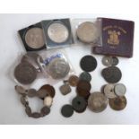 A quantity of commemorative and other coins to include Festival of Britain 1951, boxed, 1964