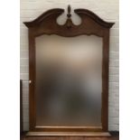 A large 20th century mirror, approx. 82x128cm