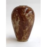 A large Fulham Pottery Hurlingham Ware vase, stamped to base, 22cmH