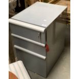 A John Lewis three drawer filing cabinet