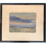 V.J Gregson, 20th century British watercolour, Hebridean landscape, signed and dated 1938 lower