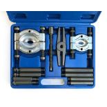 A cased puller tool set