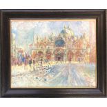 After Renoir, The Piazza San Marco, Venice, 59x74cm