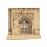 A Timothy Richards model of the Victoria & Albert Museum, 21cmH