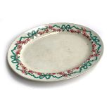 An Ironstone meat plate, stamped to base, 51cmW