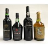 Vintage Character port (75cl), Fonseca Guimaraens 1984 vintage port; Vin Jaune Arbois 1985;