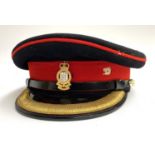A Herbert Johnson officer's peaked cap (af)