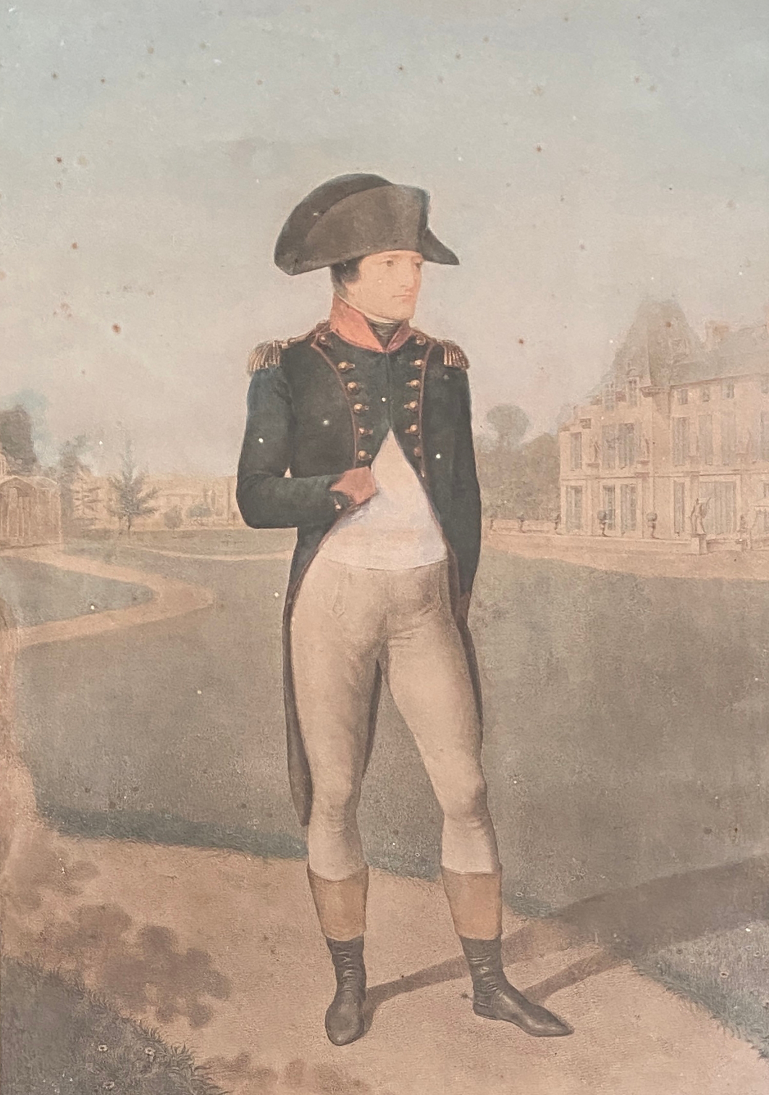 After Jean Baptiste Isabey, portrait of Napoléon Bonaparte as First Consul, standing full-length