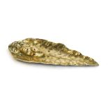 After Charles Cumberworth (Anglo-French, 1811-1852), a figural gilt bronze vide poche in the form of