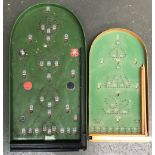A Corinthian Imperial model bagatelle board, together with one other