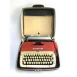 A Smith Corona Galaxie portable typewriter