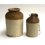 A Price of Bristol stoneware jar, 31cmH; together with a T. Thorne & Co with Wiveliscombe
