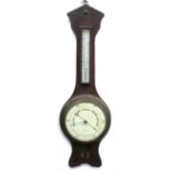 A Bracher & Sydenham, Reading banjo barometer, 75cmL