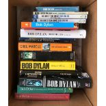 A collection of 11 books on the subject of Bob Dylan, to include 2 DVDs
