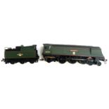 A Hornby OO gauge BR 4-6-2 West Country Class locomotive and tender, 'Weymouth', R060, boxed