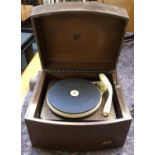 A mid century PYE record player