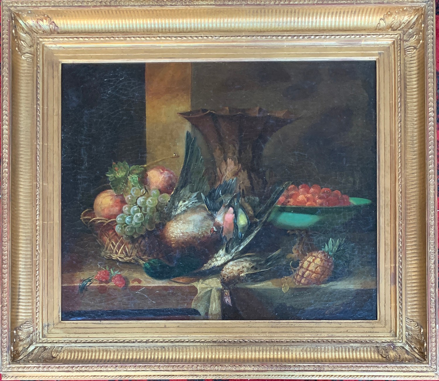 18th/19th century European School, still life of dead birds and fruit; and a companion, a pair, - Image 9 of 9