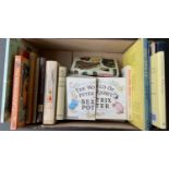 Box of childrens books to include Beatrix Potter 'The World of Peter rabbit' and Hans Christian