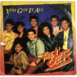 The Jets, 'You Got It All', vinyl LP, cover signed by each member of the band