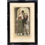 After Lord Leighton, 'Wedded', colour print, 62x35cm