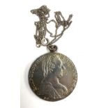A Mother Theresa 1780 silver Thaler coin