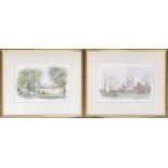 Two limited edition prints after Sir Hugh Casson PPRA, Eton College, 'College Field' and 'Fellows'