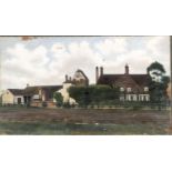 George Willis Price, The Old Hornchurch Brewery, Horley, oil on canvas, signed, af, 50x86cm
