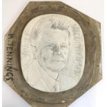 Martin Jennings, FRBS (b. 1957), a plaster maquette of John P McGovern MD, signed and dated 2001,