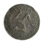 An Isle of Man half penny 1758