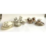 A mixed lot of teawares to include Bell China; Royal Albert; Duchess; Aynlsey; etc