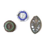 Nursing interest: three badges, The General Nursing Council for England & Wales, by Thomas