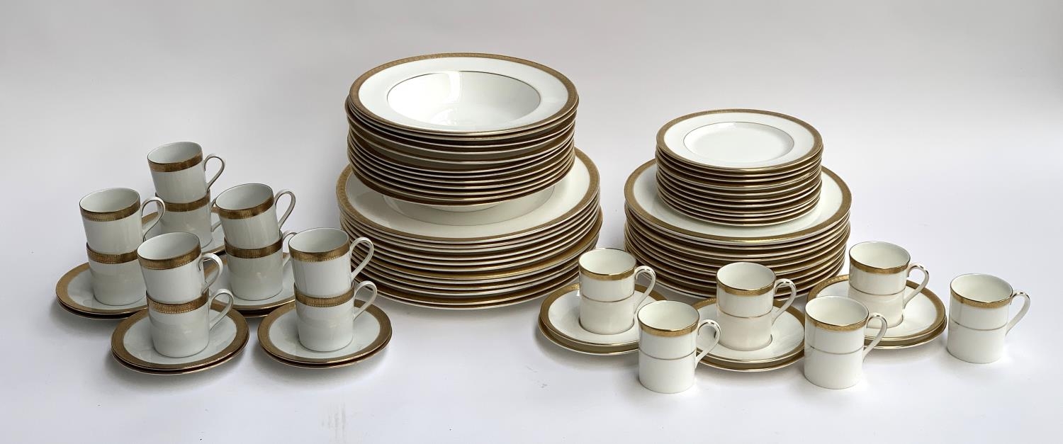 Approx. 60 pieces of Royal Doulton 'Royal Gold' pattern dinner ware, comprising dinner plates,