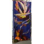 A large Pat Russell wall hanging, approx. 265x116cm