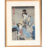 Toyokuni III Utagawa, 'The Fourth Month' from the series of The Twelve Months 'Junika Tsuki no