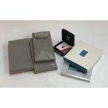 Concorde interest: two boxed notepads, new in wrapping; a Concorde calendar diary for 2003; desk