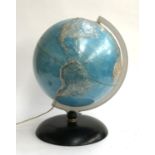 A Nova Rico Florence illuminated globe, 50cmH