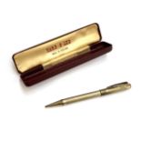A rolled gold Yard o Led propelling pencil, in case