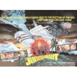 An original vintage movie poster for the film 'Juggernaut', 101x75cm