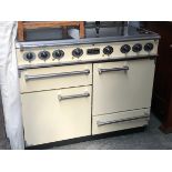 A Falcon electric range cooker, with five rings, 110cmW
