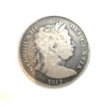 A George III half crown 1817